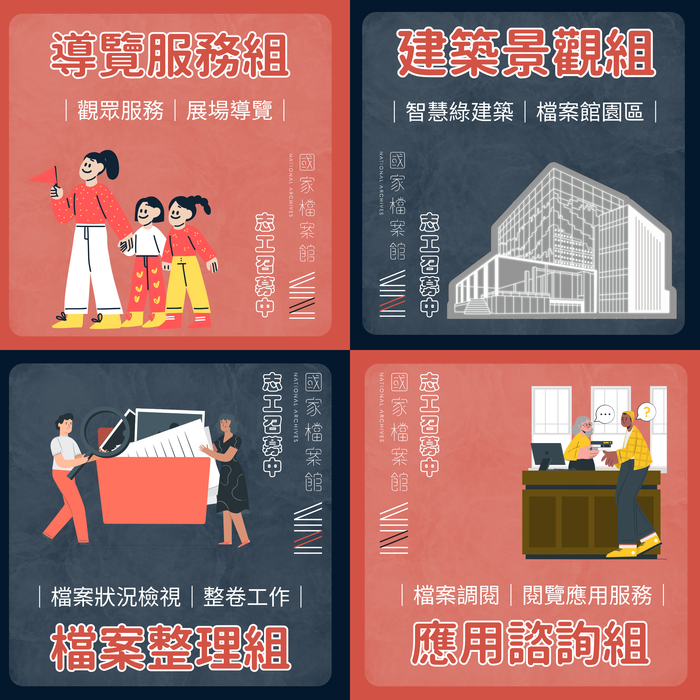 【校外志工】國家發展委員會檔案管理局「國家檔案館114年志工召募」，歡迎踴躍報名圖片